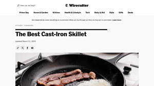 The Best Cast-Iron Skillet for 2025 | Reviews by Wirecutter - cast iron frying pans made in usa