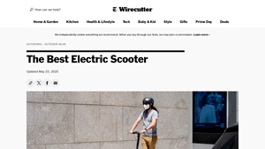 The 3 Best Electric Scooters of 2025 | Reviews by Wirecutter - electric scooter usa