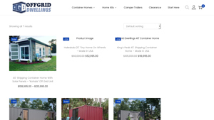 USA Made Container Homes - offgriddwellings.com - capsule house made in usa price
