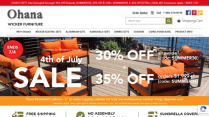 Ohana Wicker Furniture: All-Weather Outdoor Furniture | Patio Furniture ... - outdoor furniture made in usa