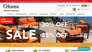 Ohana Wicker Furniture: All-Weather Outdoor Furniture | Patio Furniture ... - patio furniture made in usa