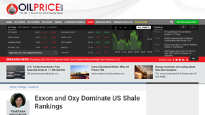 Exxon and Oxy Dominate US Shale Rankings - OilPrice.com - oil companies in usa
