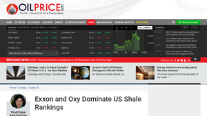 Exxon and Oxy Dominate US Shale Rankings - OilPrice.com - biggest petroleum companies in usa