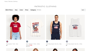 Patriotic Clothing - Old Navy - usa flag apparel