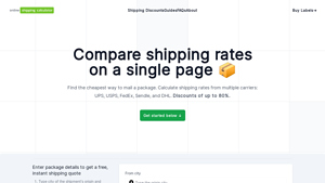 Calculate and Compare Shipping Rates | OnlineShippingCalculator - cheapest way to ship luggage domestically in usa