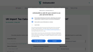 UK Import Tax Calculator: Estimate Customs Duty & VAT - customs duty calculator usa