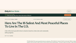 The 16 Most Peaceful Towns In America - Only In Your State - beautiful places to live in usa
