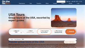 Best USA Tours & Package Trips 2025/2026 | On The Go Tours - usa package trip