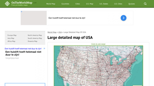 Large detailed map of USA - Ontheworldmap.com - usa map print