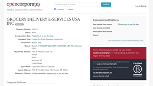 GROCERY DELIVERY E-SERVICES USA INC - OpenCorporates - grocery delivery e services usa inc