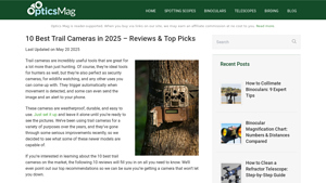 10 Best Trail Cameras in 2025 - Reviews & Top Picks - Optics Mag - trail cameras made in usa