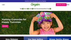 Orgain: Clean Nutrition & Healthy Living - protein powder manufacturers usa