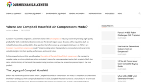 Where Are Campbell Hausfeld Air Compressors Made? - air compressor made in usa