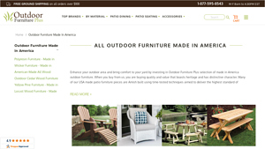 Made in America Outdoor Furniture | USA Made Patio Furniture - patio furniture made in usa