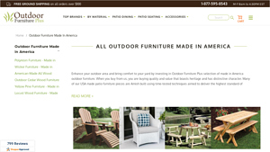 Made in America Outdoor Furniture | USA Made Patio Furniture - outdoor furniture made in usa