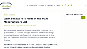 What Bakeware is Made in the USA: Manufacturers List - OvenSpot - bakeware made in the usa