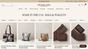 Made in the USA - Bags & Wallets - Overland - crossbody bags made in usa