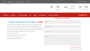 Courier Services From India To USA | Ship Today - Overseas Logistics - courier service from india to usa