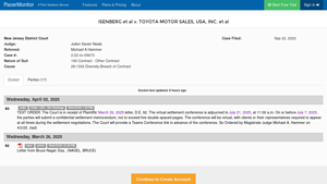 ISENBERG et al v. TOYOTA MOTOR SALES, USA, INC. et al - toyota motor sales usa inc