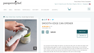 Smooth-Edge Can Opener - Shop | Pampered Chef US Site - can opener made in usa