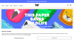 Panda Rolls USA - 100% Bamboo Toilet Paper - bamboo toilet paper made in usa