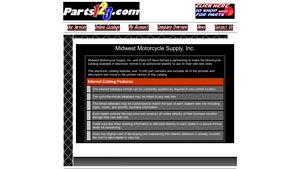 Parts123 Interent E-commerce System - mid usa motorcycle supply