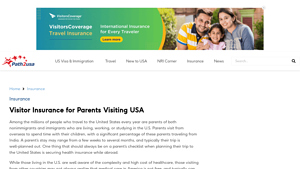 Visitor Insurance for Parents Visiting USA - Path2USA - visitor insurance for parents visiting usa