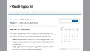 Made In The Usa Patio Furniture - Patiodesignplan - patio furniture made in usa