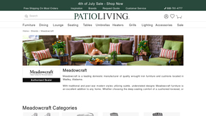 Meadowcraft Patio Furniture - PatioLiving - patio furniture made in usa