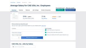Average CAE USA, Inc. Salary in 2025 | PayScale - cae usa inc.