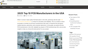 2025 Top 10 PCB Manufacturers in the USA - PCB Assembly China ... - pcb manufacturing usa