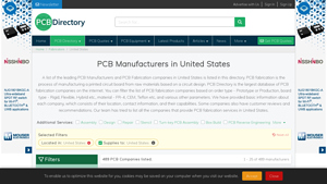 PCB Manufacturers in United States - PCB Directory - pcb manufacturing usa