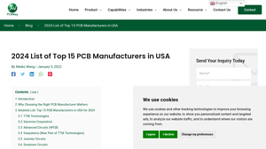 2024 List of Top 15 PCB Manufacturers in USA - pcb manufacturing usa