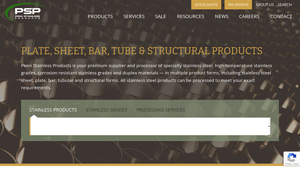 Penn Stainless: Premium Stainless Steel Materials and Processing - stainless steel manufacturers in usa