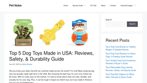 Top 5 Dog Toys Made in USA: Reviews, Safety, & Durability Guide - dog toys made in usa
