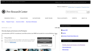 Diversity, Equity and Inclusion in the Workplace - Pew Research Center - dei companies list in usa