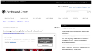 What is America's sport? Far more say football than baseball | Pew ... - national sport of usa