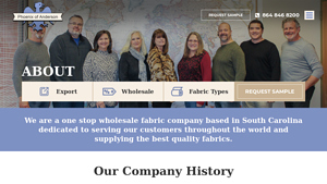 About - Phoenix of Anderson - largest fabric store in usa