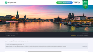 Europe Travel Packages from USA - PickYourTrail - europe trip packages from usa
