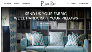 To The Trade Handcrafted Custom Pillows. - pillows made in usa