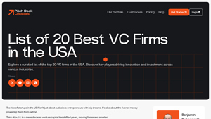 List of 20 Best VC Firms in the USA - Pitch Deck Creators - venture capital companies in usa