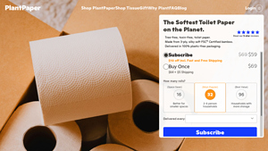 Bamboo Toilet Paper: Bleach Free & Eco-Friendly | PlantPaper - toilet paper distributors usa