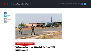 Where in the World Is the U.S. Military? - POLITICO Magazine - us bases in usa