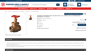 Stockham® 50087600K 2B66 | Porter Pipe & Supply Company - stockham usa