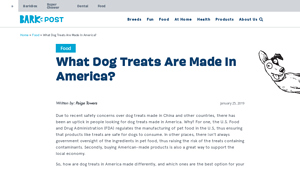 What Dog Treats Are Made In America? | BARK - BARK Post - dog treats made in usa