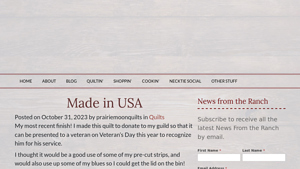 Made in USA | Prairie Moon Quilts - quilts made in usa