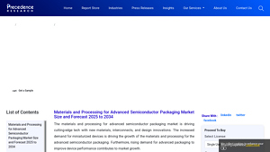 Materials and Processing for Advanced Semiconductor Packaging ... - semiconductor companies in usa