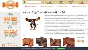 Natural Dog Treats Made in USA - Preen Pets - dog treats made in usa