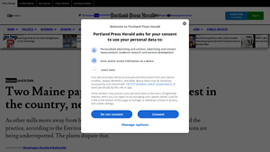 Press Herald - Maine Paper Mills Emission Concerns