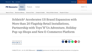 Schleich® Accelerates US Brand Expansion with More than 20 Flagship ... - schleich usa inc